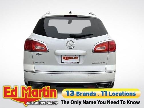 White Frost Tri-Coat 2017 Buick Enclave Leather