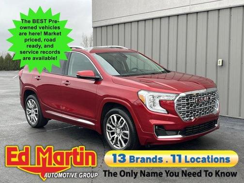 Volcanic Red 2023 GMC Terrain Denali