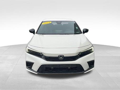 Platinum White 2024 Honda Civic Sport