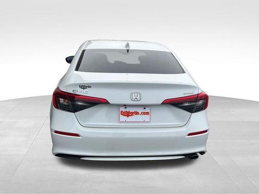 Platinum White 2024 Honda Civic Sport