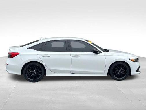 Platinum White 2024 Honda Civic Sport