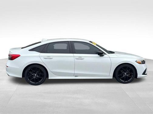 Platinum White 2024 Honda Civic Sport