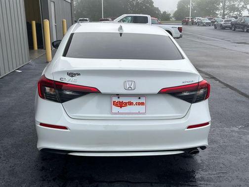 Platinum White 2024 Honda Civic Sport