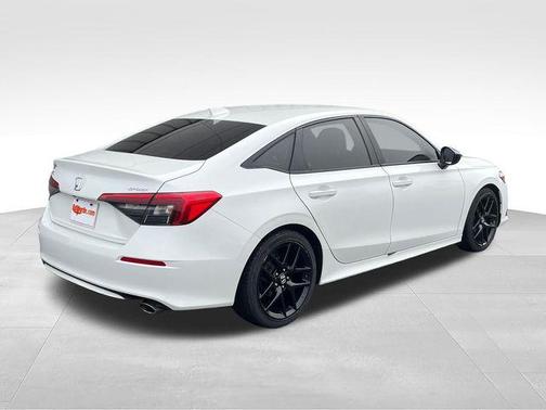 Platinum White 2024 Honda Civic Sport