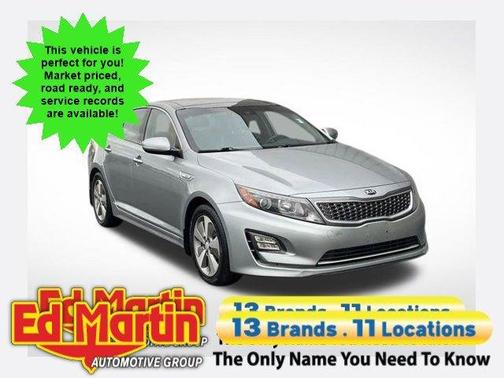 Aluminum Silver Metallic 2015 Kia Optima Hybrid EX
