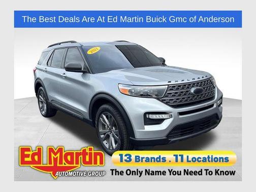 Silver Metallic 2021 Ford Explorer XLT