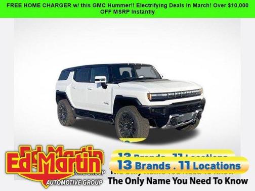 White 2025 GMC HUMMER EV SUV 2X