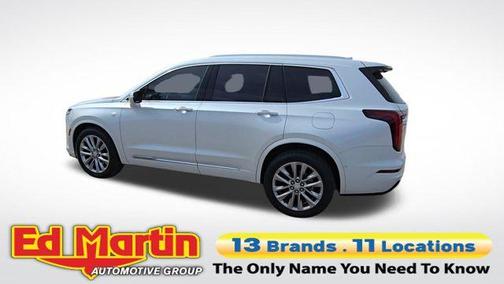 Crystal White Tri-Coat 2024 Cadillac XT6 Premium Luxury AWD