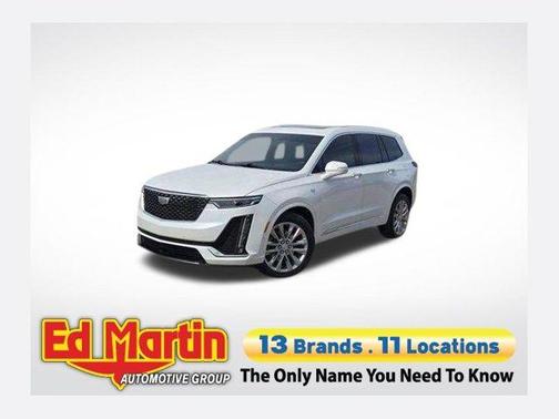 Crystal White Tri-Coat 2024 Cadillac XT6 Premium Luxury AWD