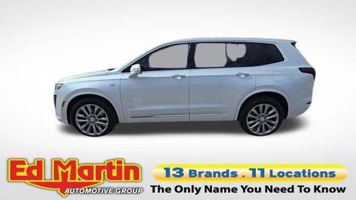 Crystal White Tri-Coat 2024 Cadillac XT6 Premium Luxury AWD