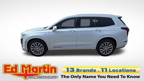 Crystal White Tri-Coat 2024 Cadillac XT6 Premium Luxury AWD