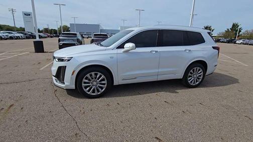 Crystal White 2024 Cadillac XT6 Premium Luxury AWD