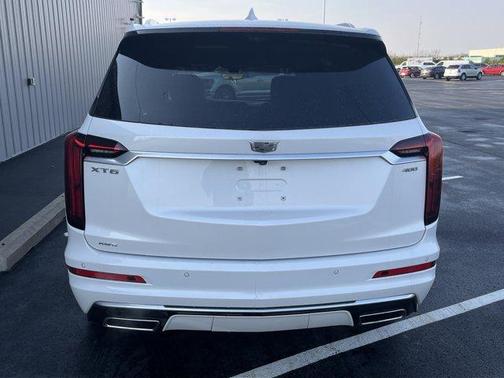 Crystal White Tri-Coat 2024 Cadillac XT6 Premium Luxury AWD