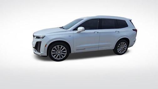 Crystal White Tri-Coat 2024 Cadillac XT6 Premium Luxury AWD