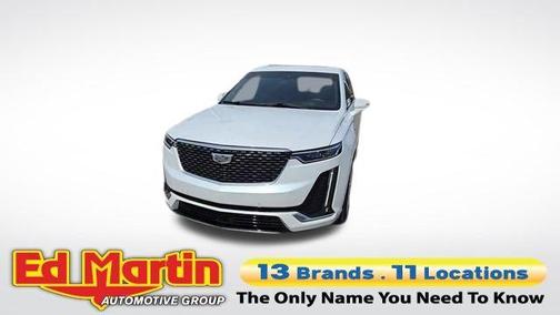 Crystal White Tri-Coat 2024 Cadillac XT6 Premium Luxury AWD