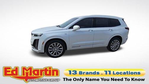 Crystal White Tri-Coat 2024 Cadillac XT6 Premium Luxury AWD