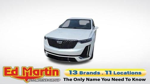 Crystal White Tri-Coat 2024 Cadillac XT6 Premium Luxury AWD