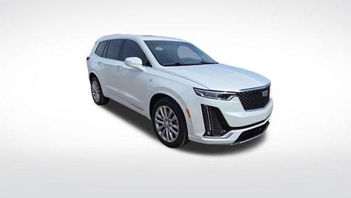 Crystal White Tri-Coat 2024 Cadillac XT6 Premium Luxury AWD