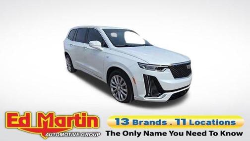 Crystal White Tri-Coat 2024 Cadillac XT6 Premium Luxury AWD