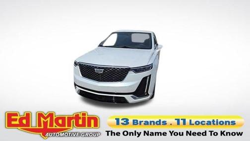 Crystal White Tri-Coat 2024 Cadillac XT6 Premium Luxury AWD