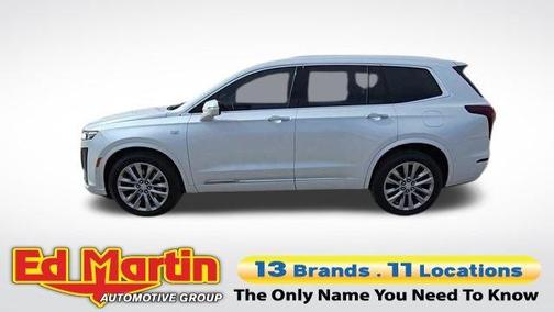 Crystal White Tri-Coat 2024 Cadillac XT6 Premium Luxury AWD