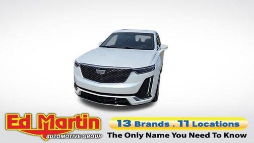 Crystal White Tri-Coat 2024 Cadillac XT6 Premium Luxury AWD