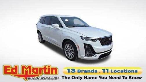 Crystal White Tri-Coat 2024 Cadillac XT6 Premium Luxury AWD