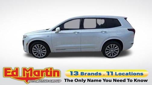 Crystal White Tri-Coat 2024 Cadillac XT6 Premium Luxury AWD