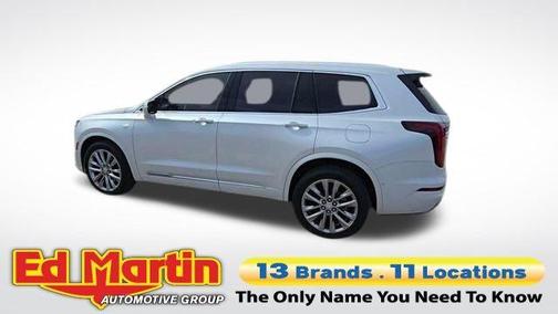 Crystal White Tri-Coat 2024 Cadillac XT6 Premium Luxury AWD