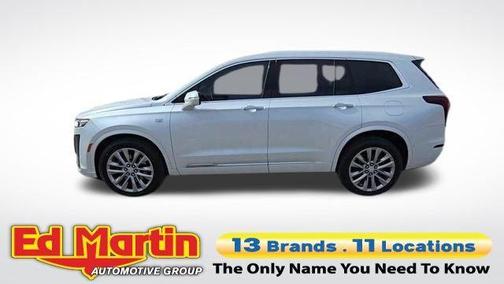 Crystal White Tri-Coat 2024 Cadillac XT6 Premium Luxury AWD