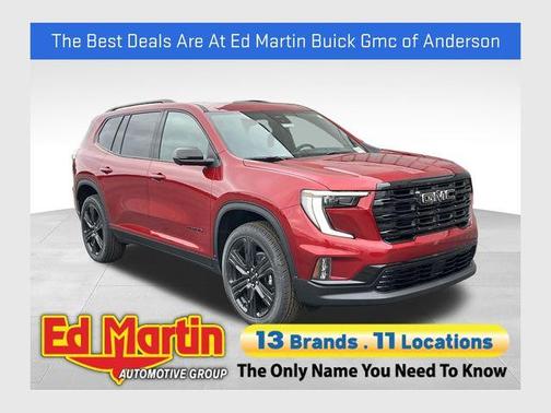Volcanic Red 2026 GMC Acadia Elevation