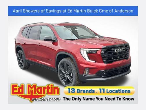 Volcanic Red 2026 GMC Acadia Elevation