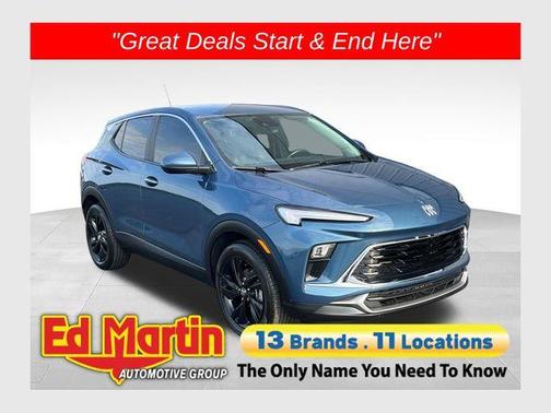 Ocean Blue Metallic 2024 Buick Encore GX Preferred