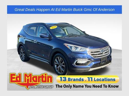 Nightfall Blue 2018 Hyundai Santa Fe Sport 2.0L Turbo Ultimate