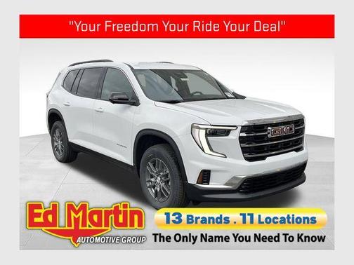 Summit White 2026 GMC Acadia Elevation