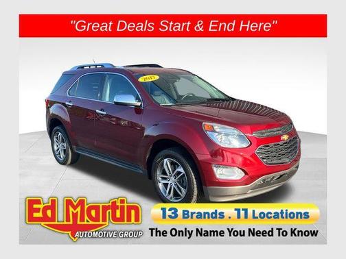 Red Tinted Clearcoat 2017 Chevrolet Equinox Premier