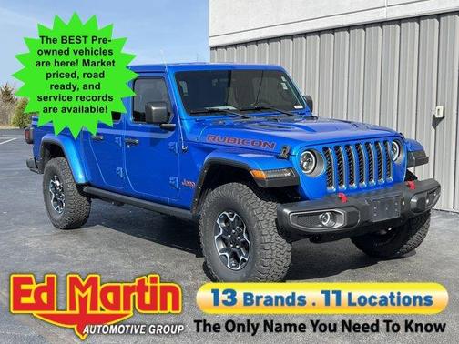 Hydro Blue Pearlcoat 2023 Jeep Gladiator Rubicon