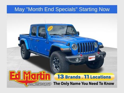 Hydro Blue Pearlcoat 2023 Jeep Gladiator Rubicon