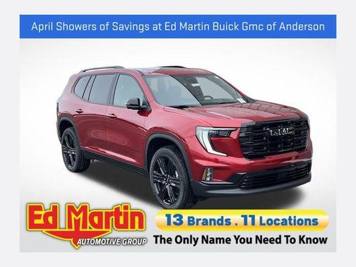 Volcanic Red 2026 GMC Acadia Elevation