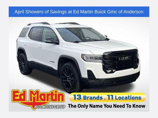 Summit White 2023 GMC Acadia SLE