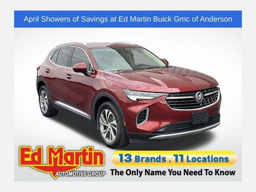 Cinnabar Metallic 2021 Buick Envision Essence