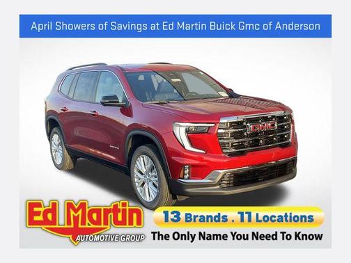 Volcanic Red 2026 GMC Acadia Elevation