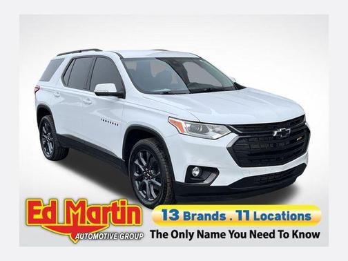 Summit White 2021 Chevrolet Traverse RS