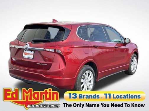 Chili Red Metallic 2019 Buick Envision Preferred