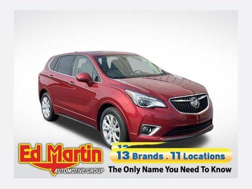 Chili Red Metallic 2019 Buick Envision Preferred