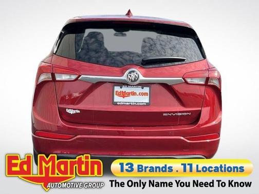 Chili Red Metallic 2019 Buick Envision Preferred