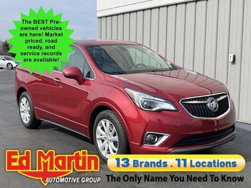 Chili Red Metallic 2019 Buick Envision Preferred