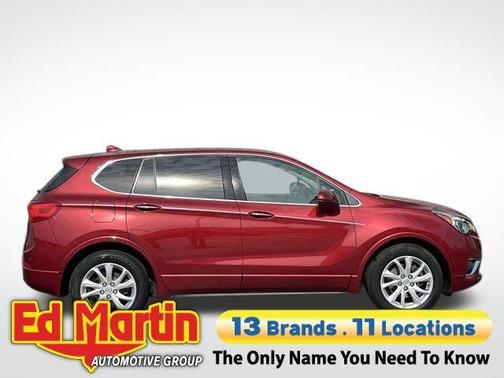 Chili Red Metallic 2019 Buick Envision Preferred