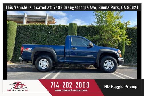 Blue 2004 Chevrolet Colorado Z71