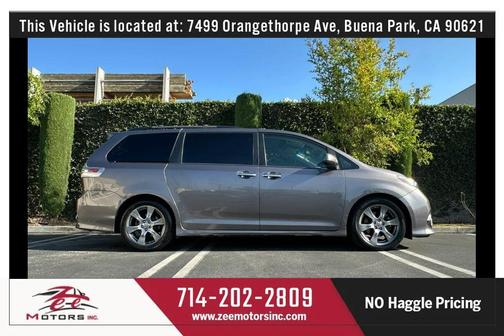 Predawn Gray Mica 2017 Toyota Sienna SE Premium